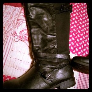 Torrid tall black boots size 12W